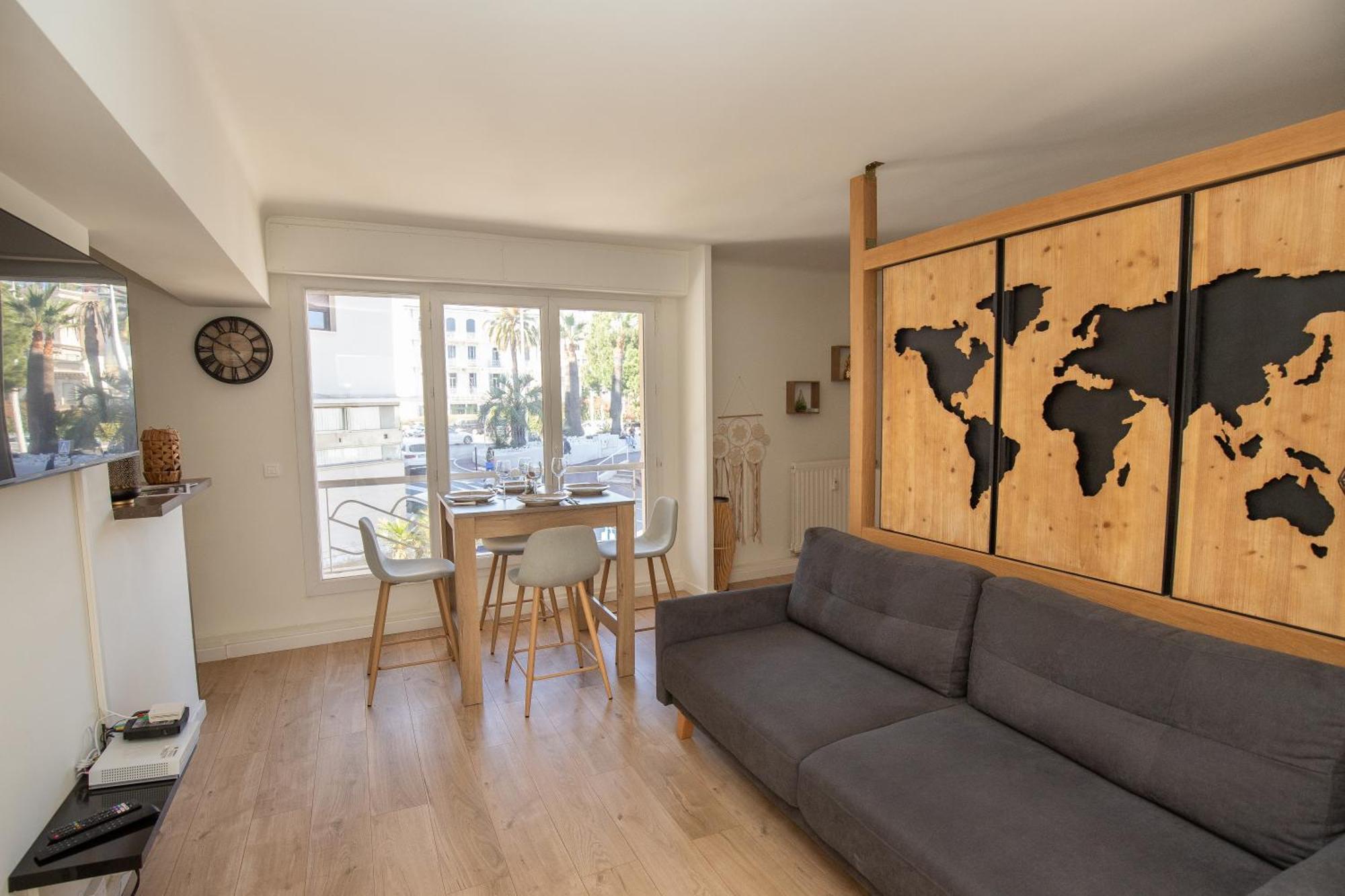 Apartament La Chic Riviera - Clim - Wifi - Croisette Cannes Zewnętrze zdjęcie