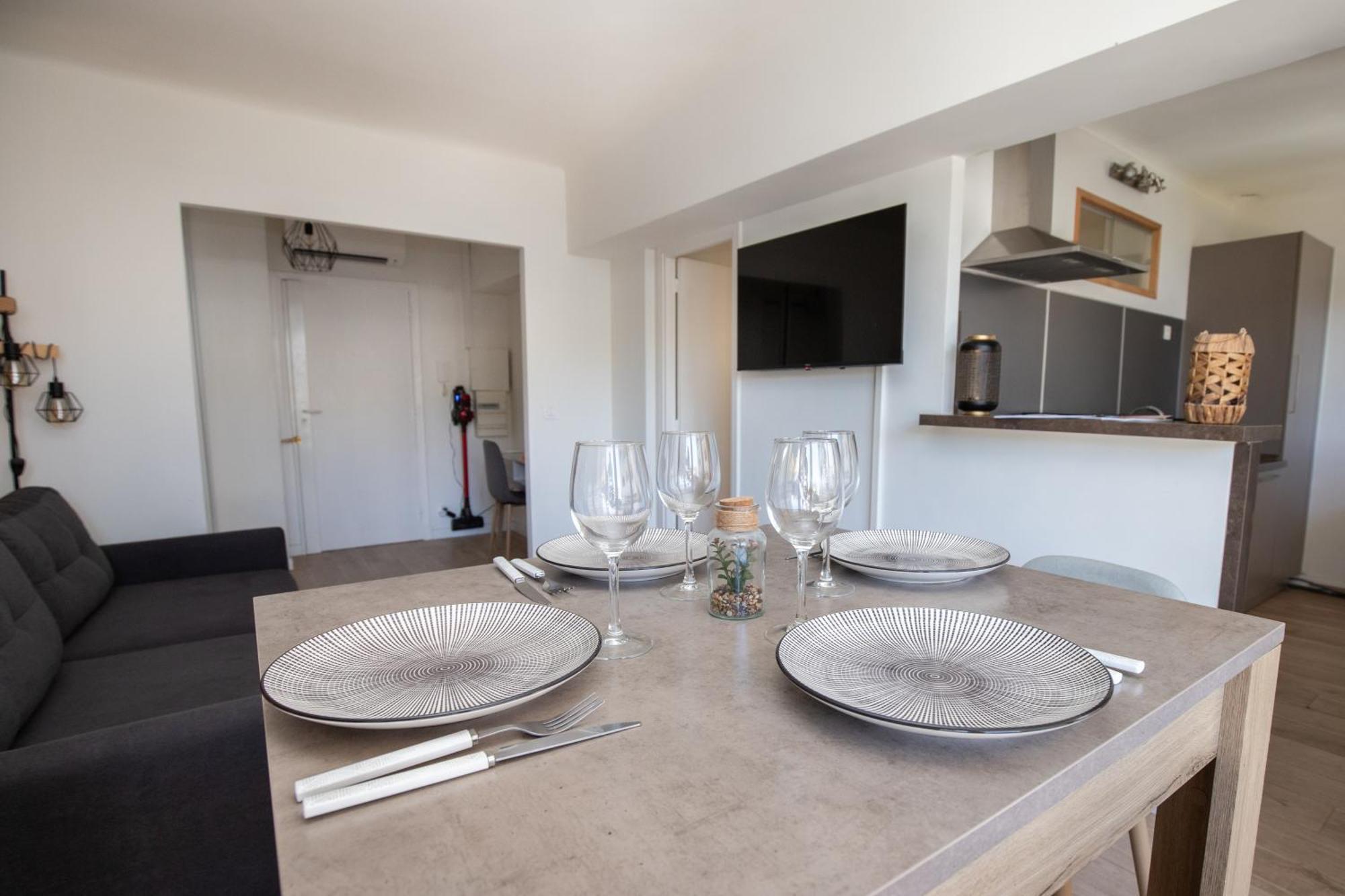 Apartament La Chic Riviera - Clim - Wifi - Croisette Cannes Zewnętrze zdjęcie